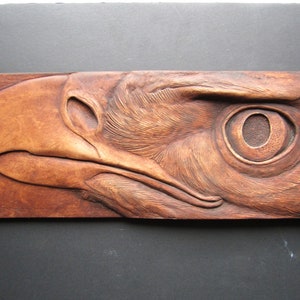 Eagle Wild Bird Fierce Powerful Art Wall Sculpture Nature Gift