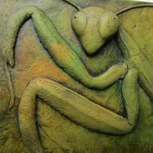Praying Mantis  Insect Colorful  Wallsculpture Bugs Artwork Nature Gift Custom Tile