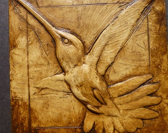 Hummingbird in Flight # 2 Wallsculpture