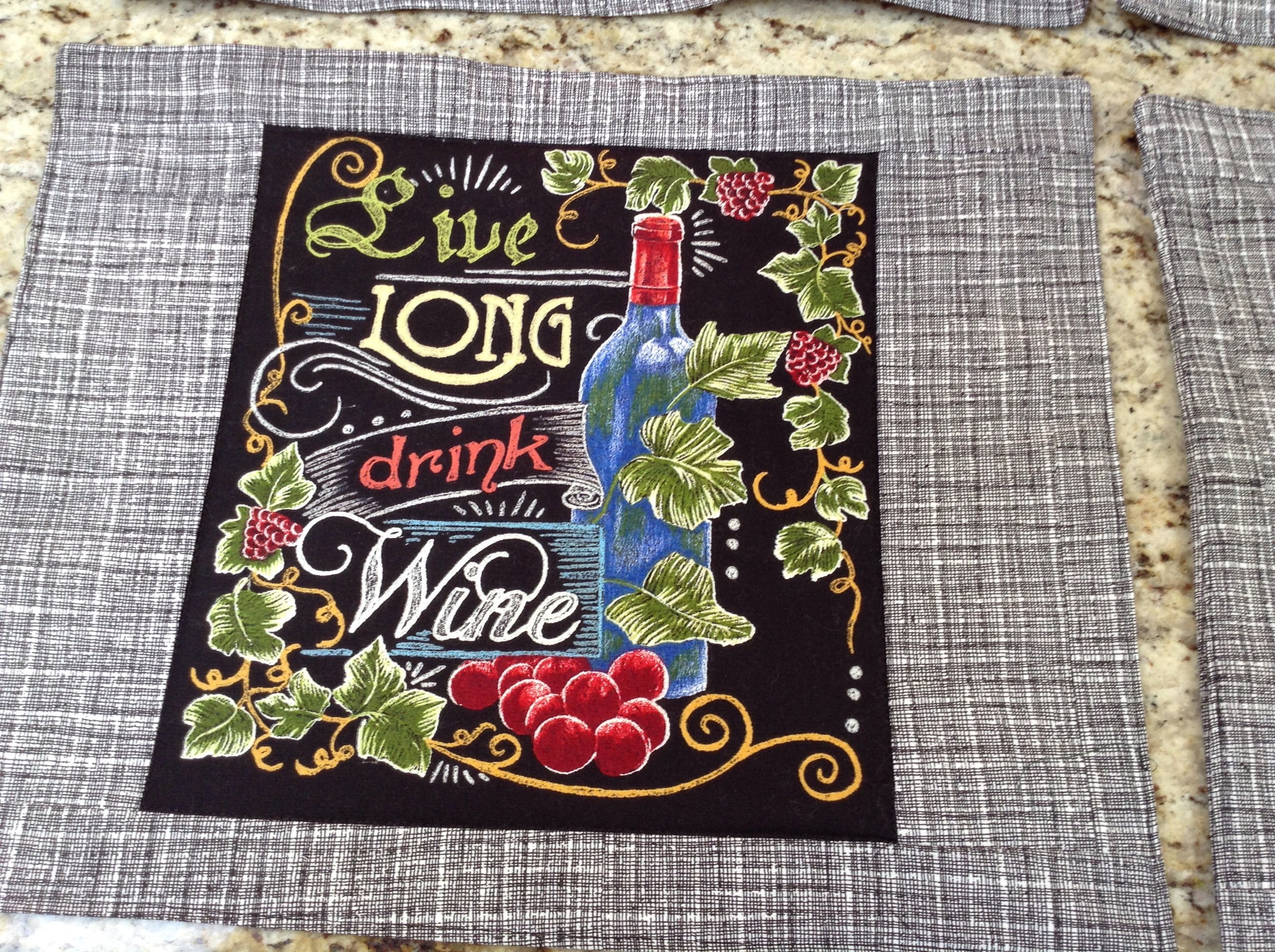 Wine Placemats Etsy