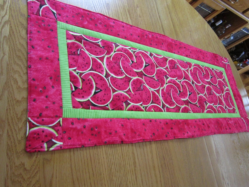 Watermelon Table Runner Etsy