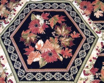 Fall leaves table runner