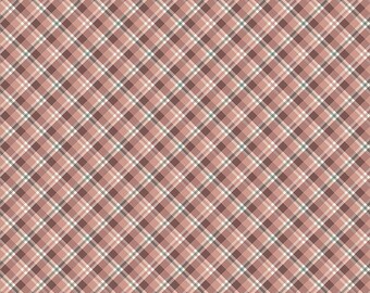 Evening on the Prairie C16745-DUSTYROSE *1/2 YARD CONTINUOUS CUTs* Prairie Plaid Riley Blake Melissa Gilbert