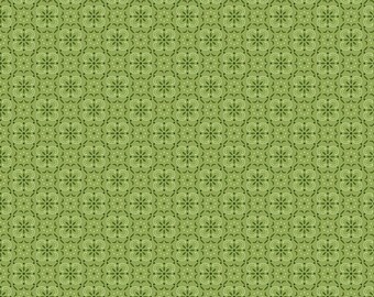 Farmer's Daughter C17163-THYME *1/2 YARD CONTINUOUS CUTs* Bandana Green Lori Holt Riley Blake