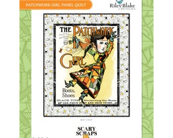 Patchwork Girl Kit *NO BACKING* 46.5" x 55.5" Scary Scraps J. Wecker Frisch Riley Blake