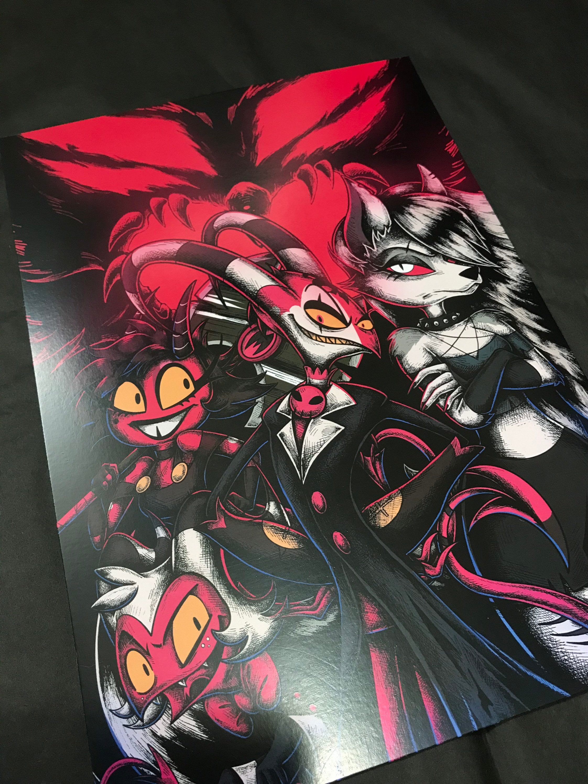 Helluvaboss I.M.P サインプリント I.M.P. / IMP LOGO Enamel Pin 2021 Helluva Boss / Hazbin