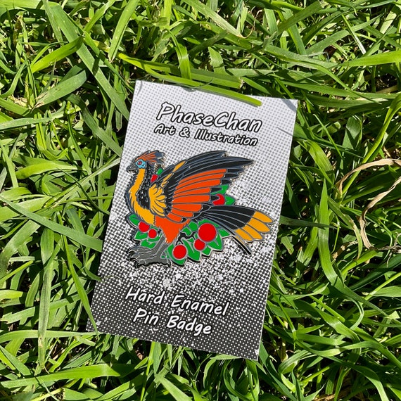 Hoatzin Bird Silver Hard Enamel Pin Badge - Etsy
