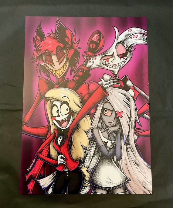 ハズビン・ホテル・ギャングのアートプリント：チャーリー、ヴァギー