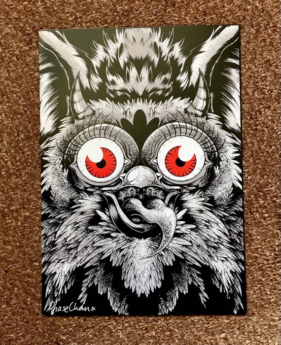 FURBY STARE Art Print: Long Furby Horror Illustration (A4) - Etsy