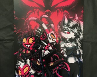 ヘルヴァ・ボス I.M.P ギャング アートプリント：ダークオルタナティブ