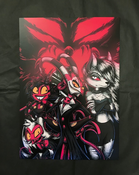 Helluva Boss I.M.P Gang Art Print: Dark Alternative Illustration