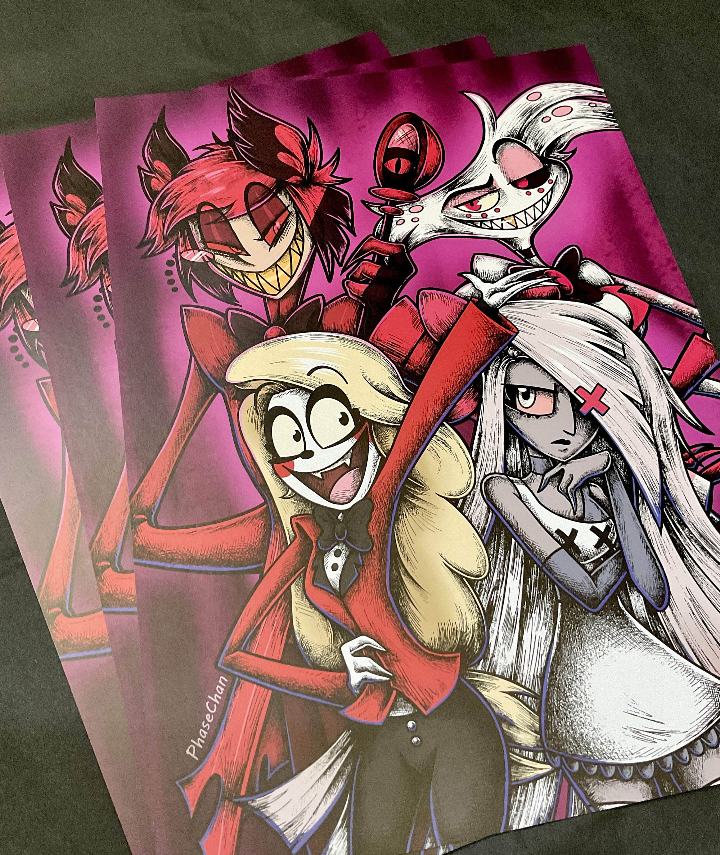 ハズビン・ホテル・ギャングのアートプリント：チャーリー、ヴァギー