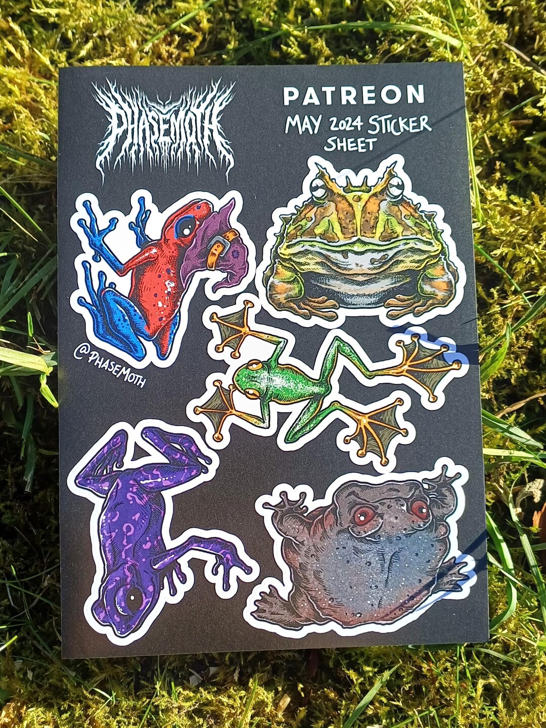 Frogs and Toads Sticker Sheet | A6, Froggies, Journaling, Alternative ...
