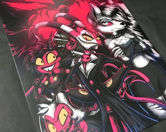 Helluvaboss I.M.P サインプリント Helluvaboss I.M.P サインプリント Helluva Boss - IMP Logo