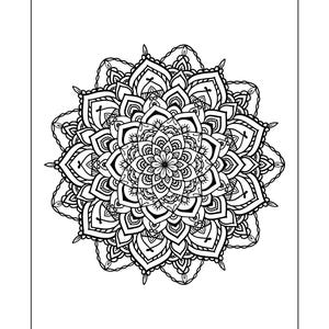 Adult Mandala Coloring Book