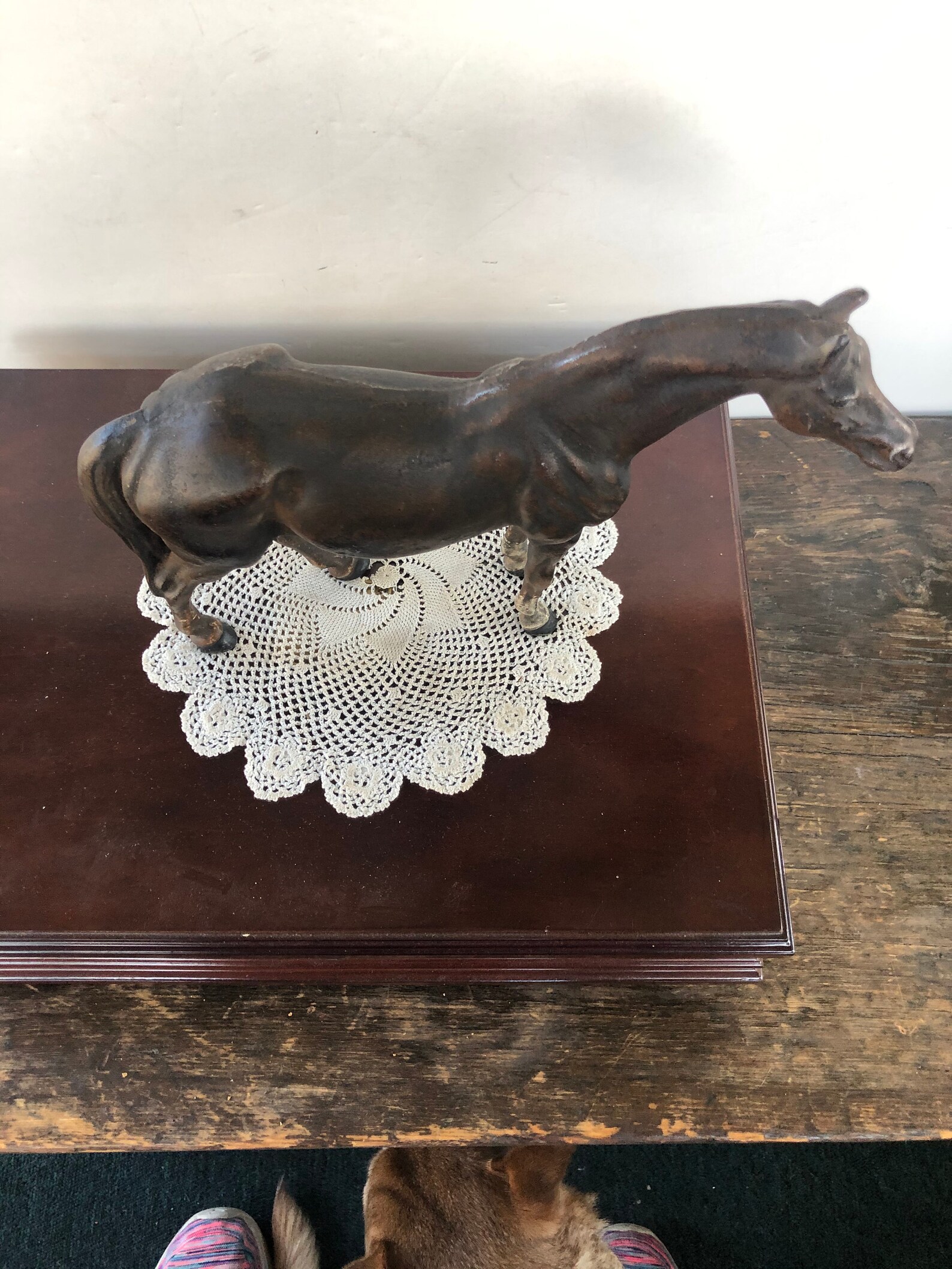 Metal Thoroughbred Horse Statue Etsy