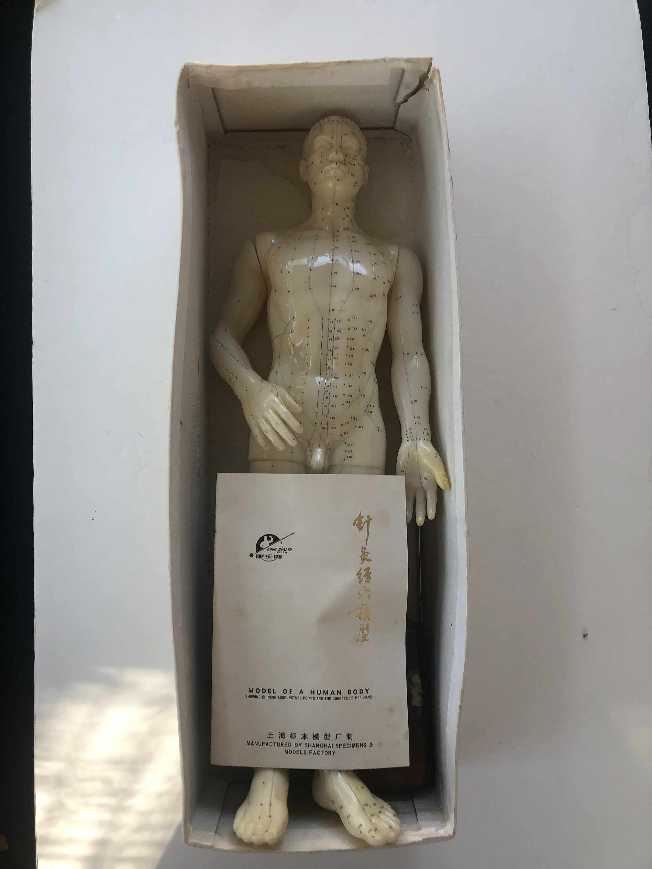 Sale Chinese Acupuncture Doll with Instructions and Original Etsy