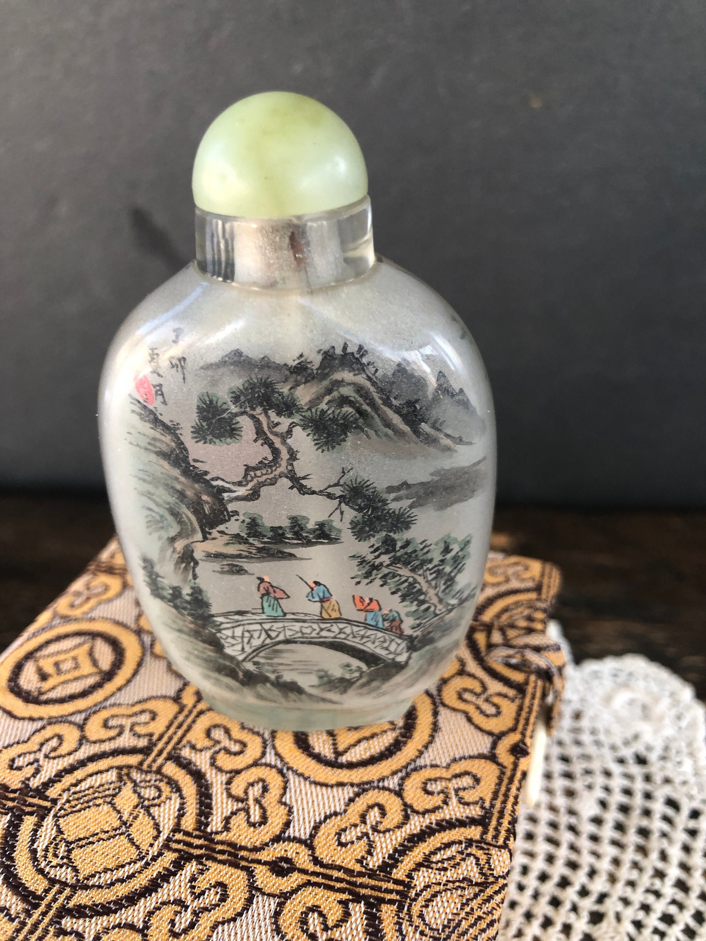 Chinese Inside Painted Snuff Bottle - Birds #62