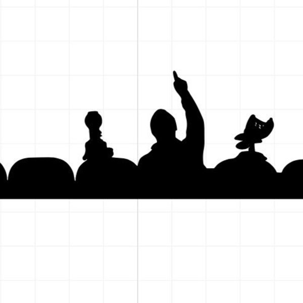 MST3K silhouet-sticker