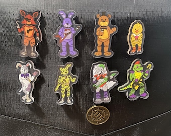 Five Nights at Freddy’s Chibi Acrylic Pins