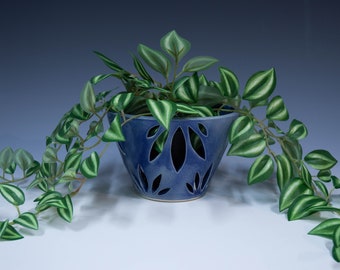 Orchid Planter Cobalt