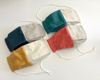 Set of 4 - Reusable face masks - 3D