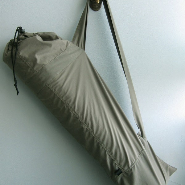 Yoga mat bag, Yoga mat carrier - Army green - Medium