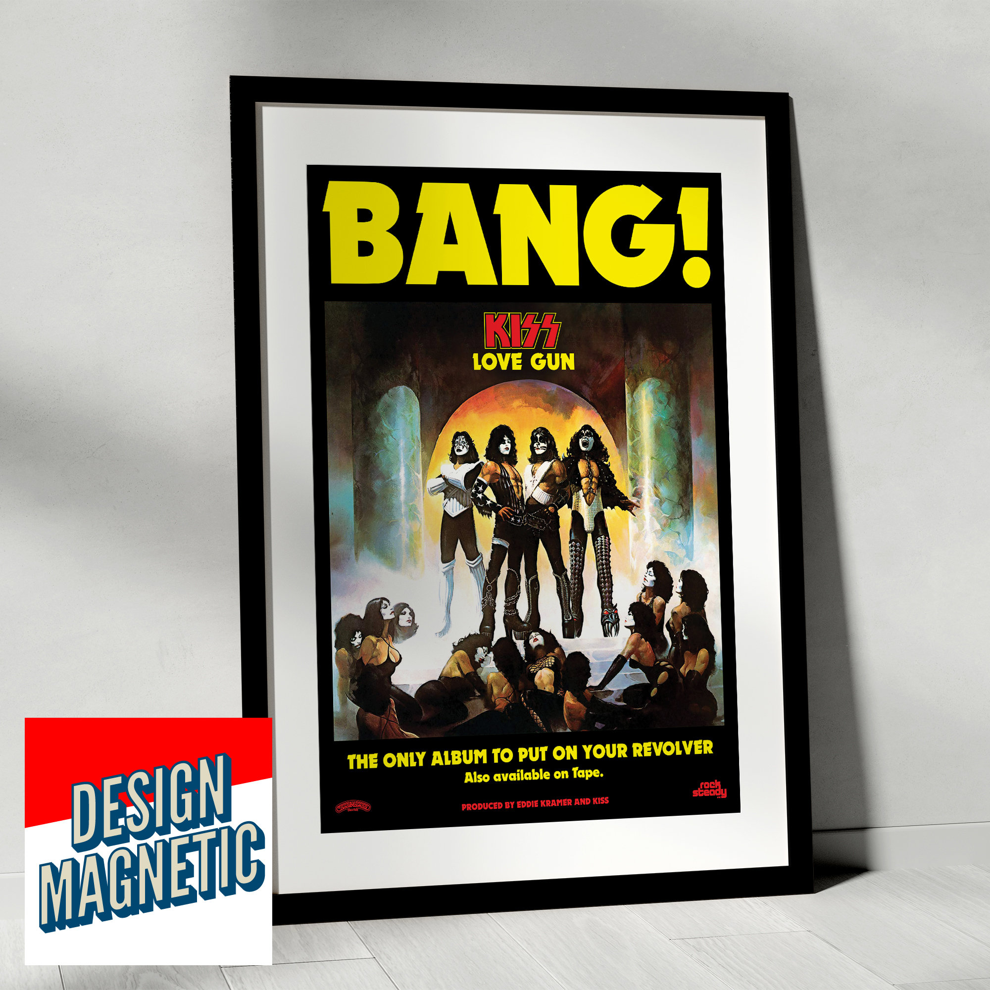 KISS Band Poster KISS Love Gun Album - Etsy UK