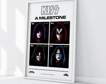 KISS ラブ ガン ヴィンテージ ステッカー ポスター オリジナル 1977