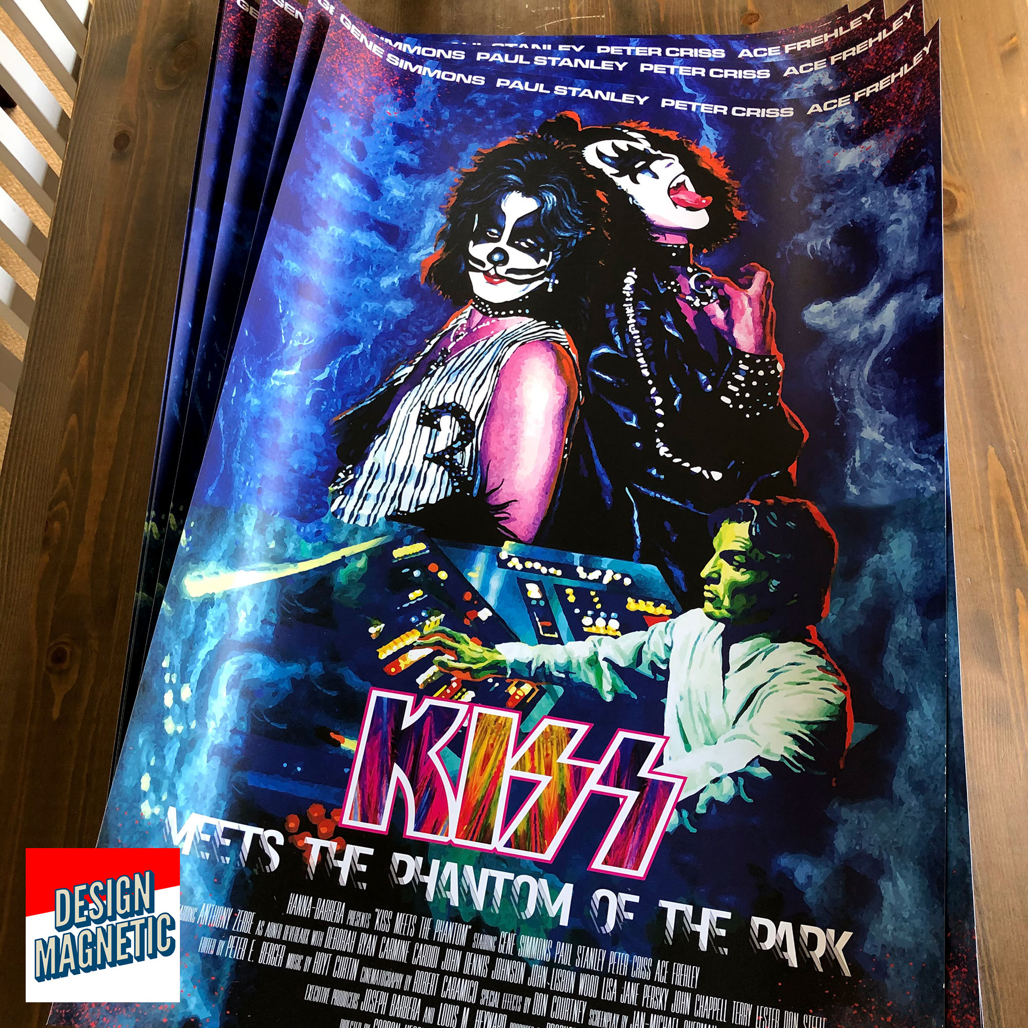 Kiss Meets The Phantom Of The Park Poster