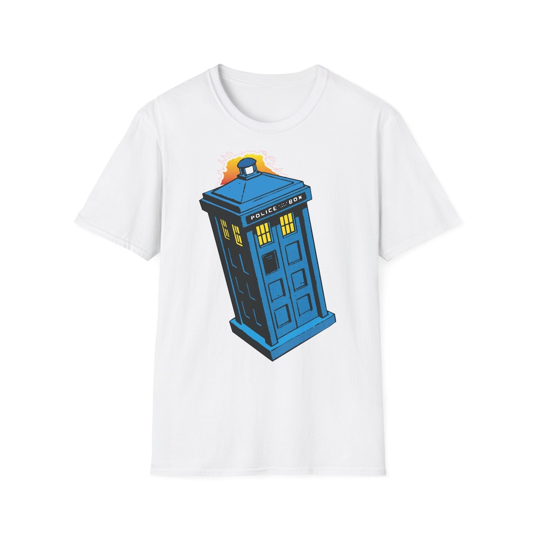 Doctor Who Tardis T-shirt: Unisex Comic Art Tee - Etsy