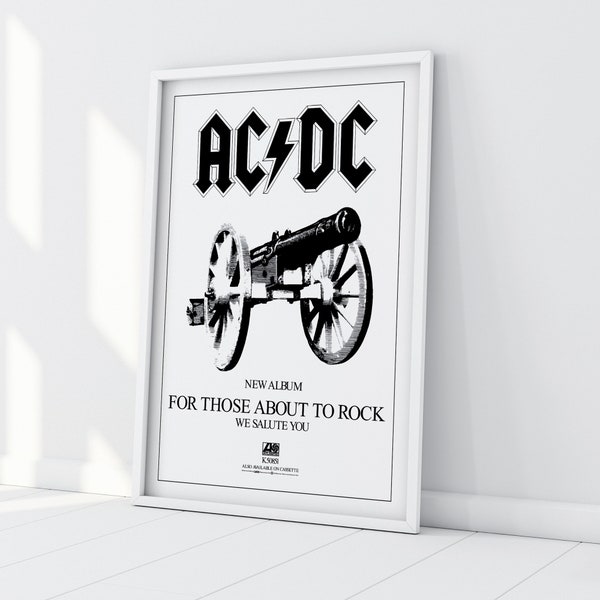Ac/dc Poster - Etsy UK