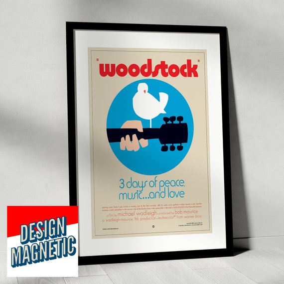 ウッドストック 1969 映画ポスタープリント 3日間の平和と音楽