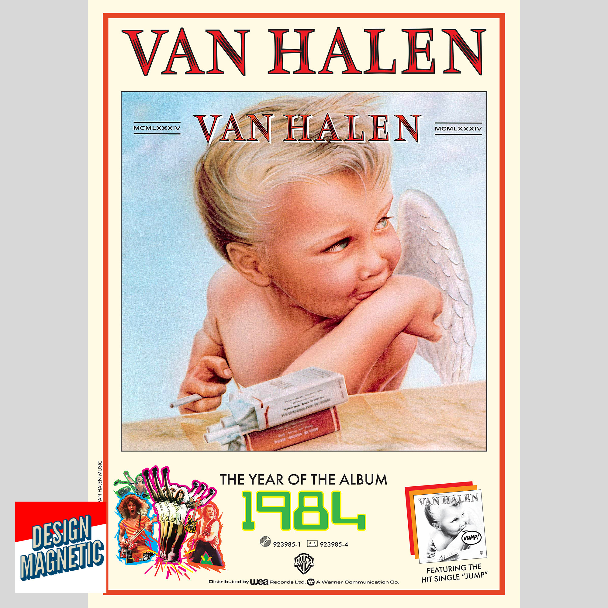 Van Halen 1984 Vinyl Album Wall Art Poster Print 5150 OU812 Fair