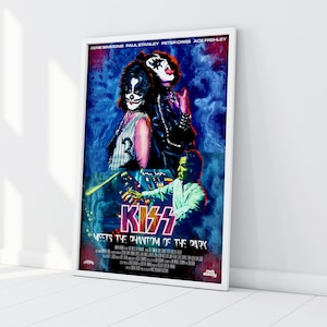 Impressão do pôster do filme A banda KISS encontra o Fantasma do Parque