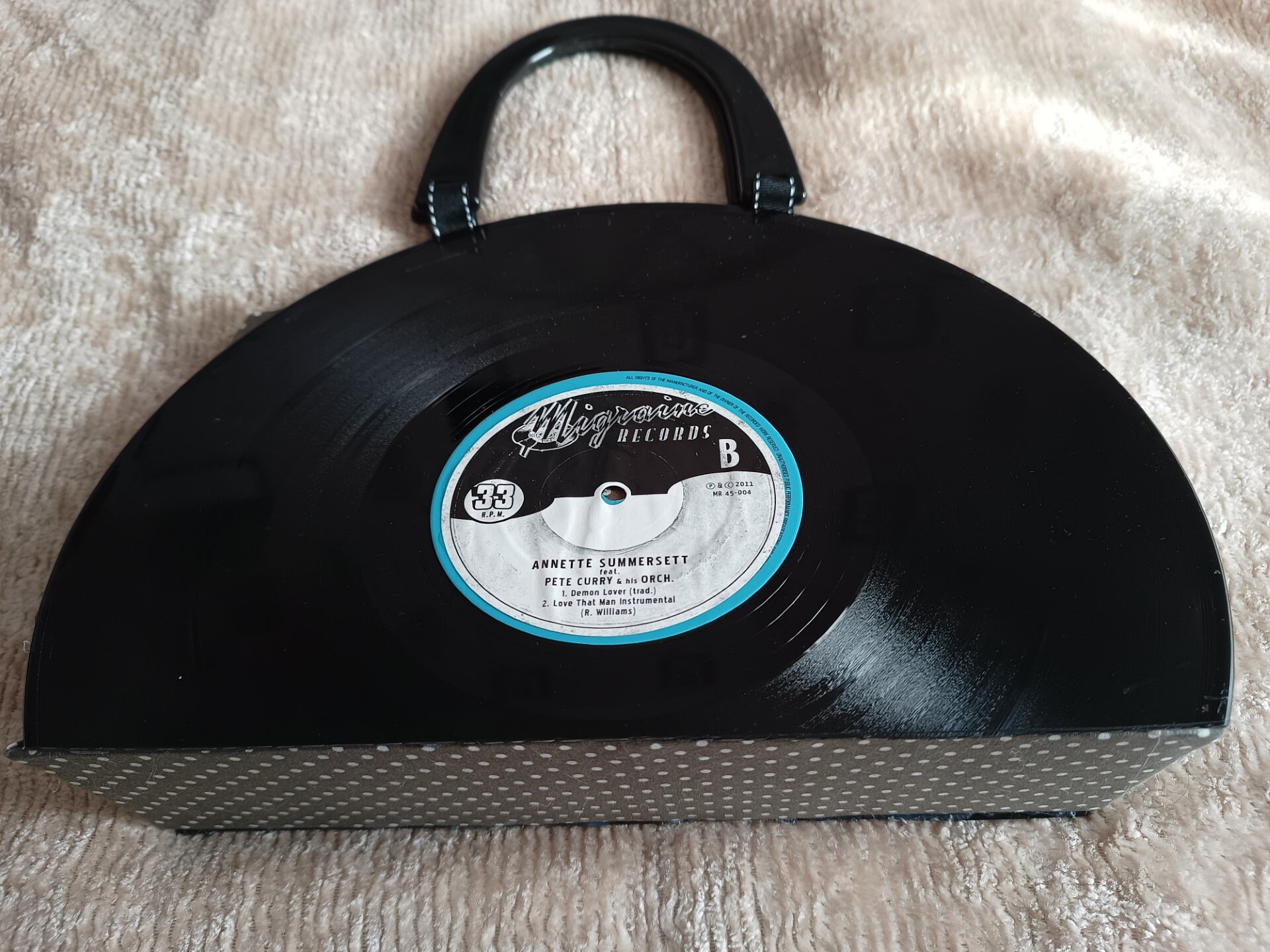 OG Vinyl Bag Vinyl Record Purse Record Bag Vinyl Purse 33 