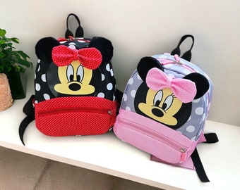 Nouveau sac d’école de maternelle, sac à dos Disney Mickey Minnie, sac d’école mignon pour bébé, sac à dos de dessin animé, sac d’école pour tout-petits, cadeau pour enfants