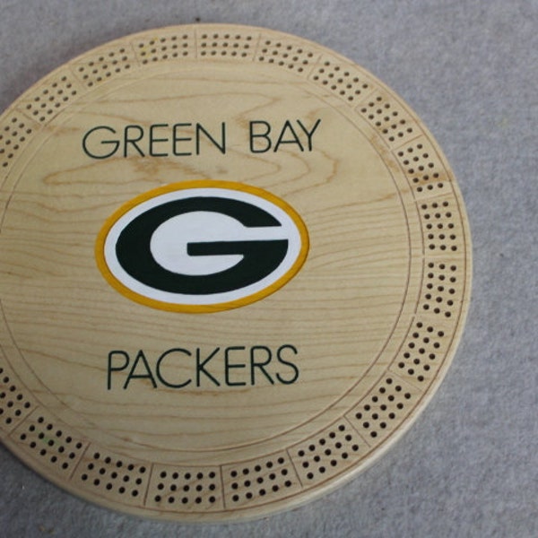 Tablero de cribbage de fútbol Green Bay Packers 110 agujeros