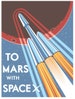 To Mars with SpaceX - Poster Print 