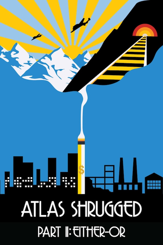 Atlas Shrugged Part 2 Poster Print Etsy