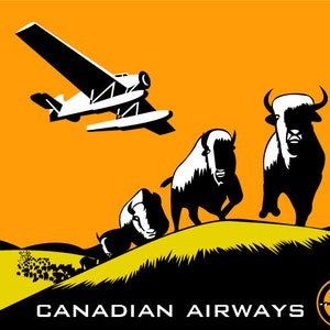 The Canadian Airlines Collection - 4x Poster Prints
