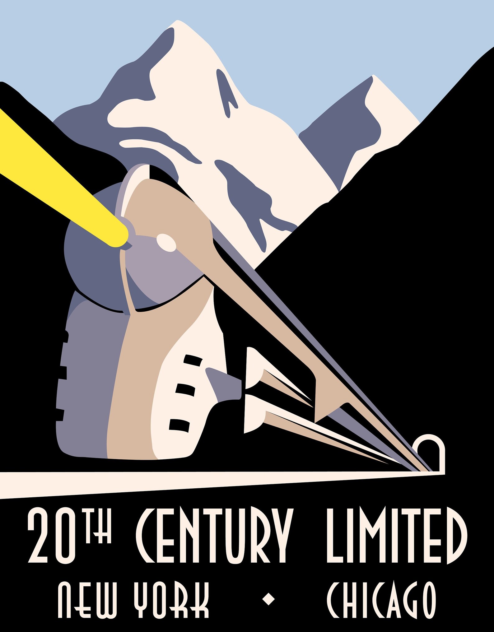 20th Century Limited Poster Print - Etsy