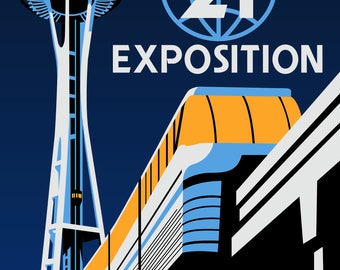 Seattle World's Fair - Poster Print
