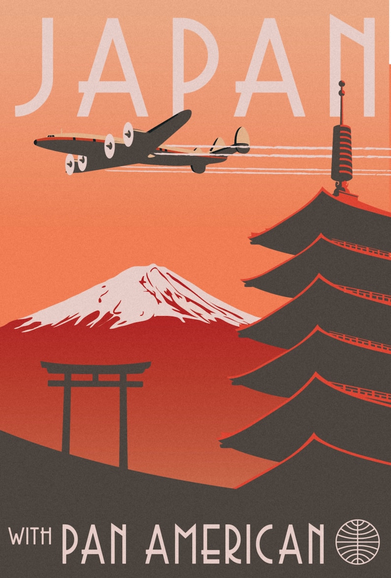 Japan Poster Print Etsy