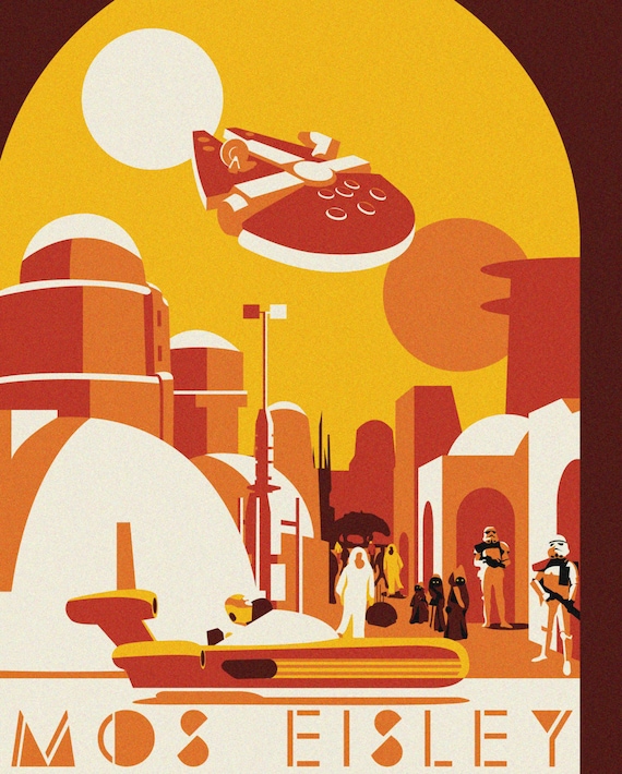Mos Eisley Poster Print Etsy