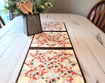 Thanksgiving Fall Patchwork Quilted Table Runner
