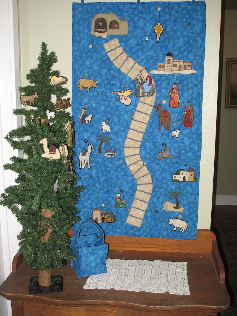 Advent Calendar Pattern Nativity Calendar Pattern Christmas Etsy