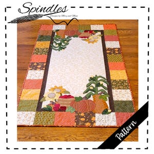 Mönster för bordslöpare i skördetid