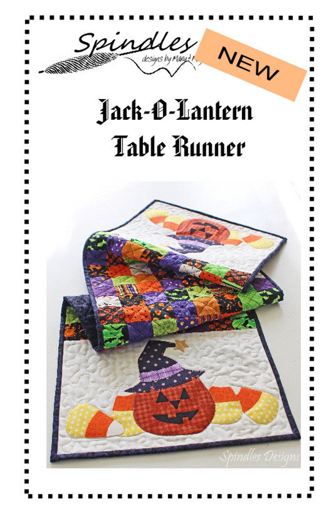 Halloween Table Runner Pattern Table Runner Pattern Etsy