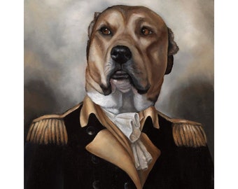 Pitbull Wall Art, Prints, Pitbull Mom Gift, Pitbull Breed, Pit Bull Wall Art, George Dashington